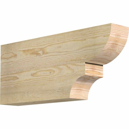 Ekena Millwork Ridgewood Rough Sawn Rafter Tail, Douglas Fir, 4"W x 10"H x 24"L RFT04X10X24RID00RDF